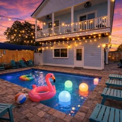NEW Special Heated Saltwater Pool • GameRoom Beach