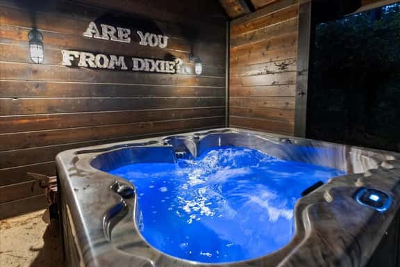 Jacuzzi Cabin - Fireplace -Pets - Sauna - Image 1